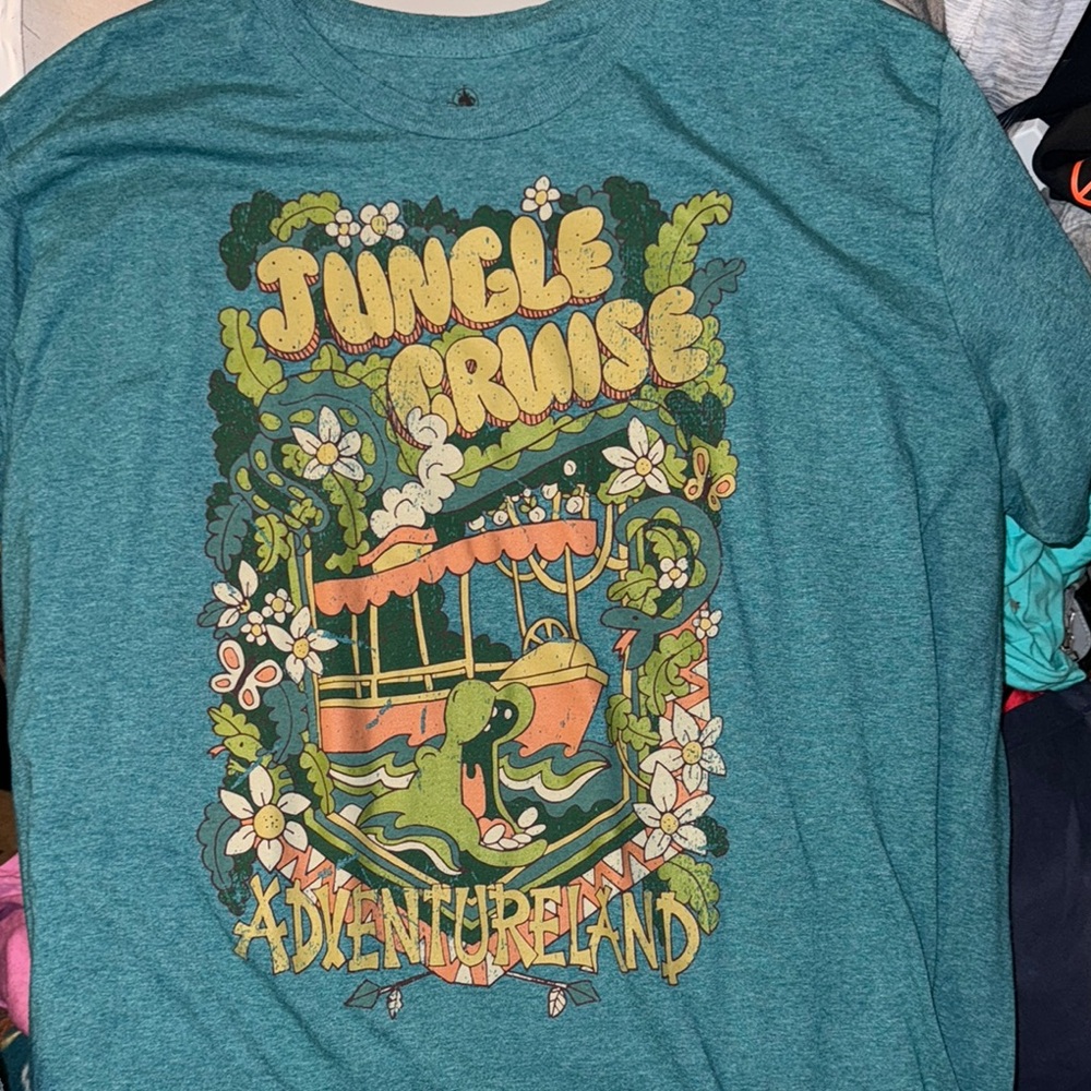Disney Adventureland Jungle Cruise Unisex T-Shirt - Teal